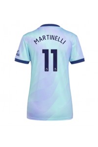 Arsenal Gabriel Martinelli #11 Voetbaltruitje 3e tenue Dames 2024-25 Korte Mouw